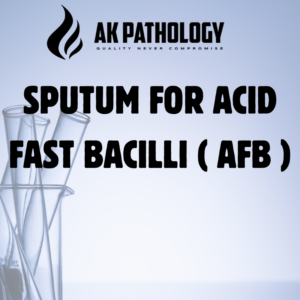 SPUTUM FOR ACID FAST BACILLI ( AFB )