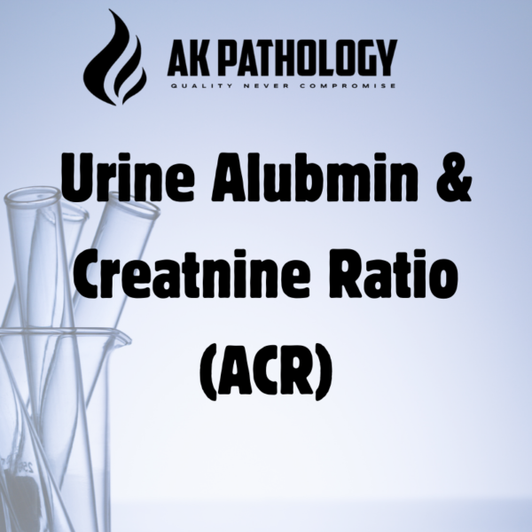Urine Alubmin & Creatnine Ratio (ACR)