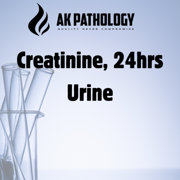 Creatinine, 24hrs Urine
