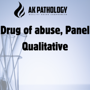 Drug of abuse, Panel Qualitative