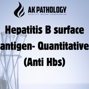 Hepatitis B surface antigen- Quantitative (Anti Hbs)